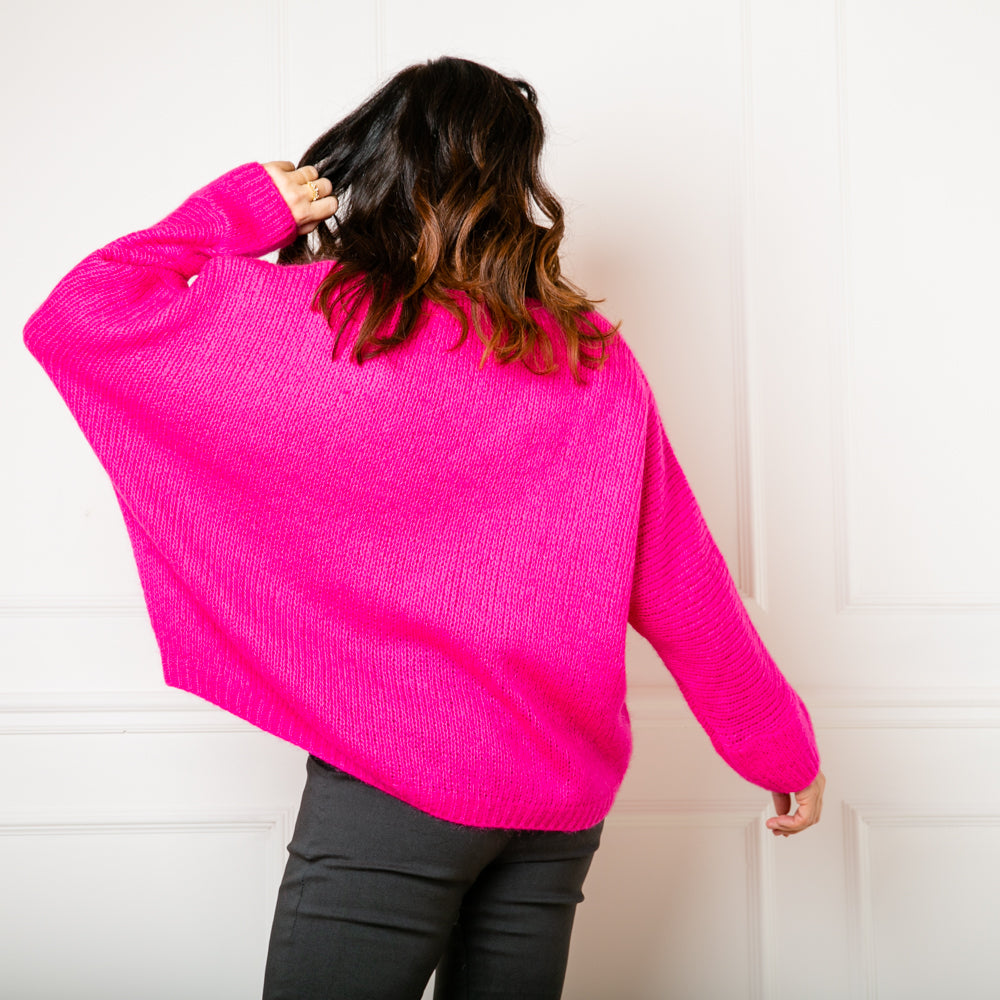 Mohair V-Neck Jumper